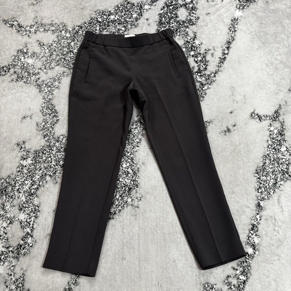Wilfred Women's Size 0 Grey Dress Pants Straight Leg Pull On Trousers Aritzia